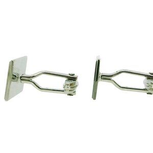 Dunhill cuffs Silver gold Women Authentic secondhand